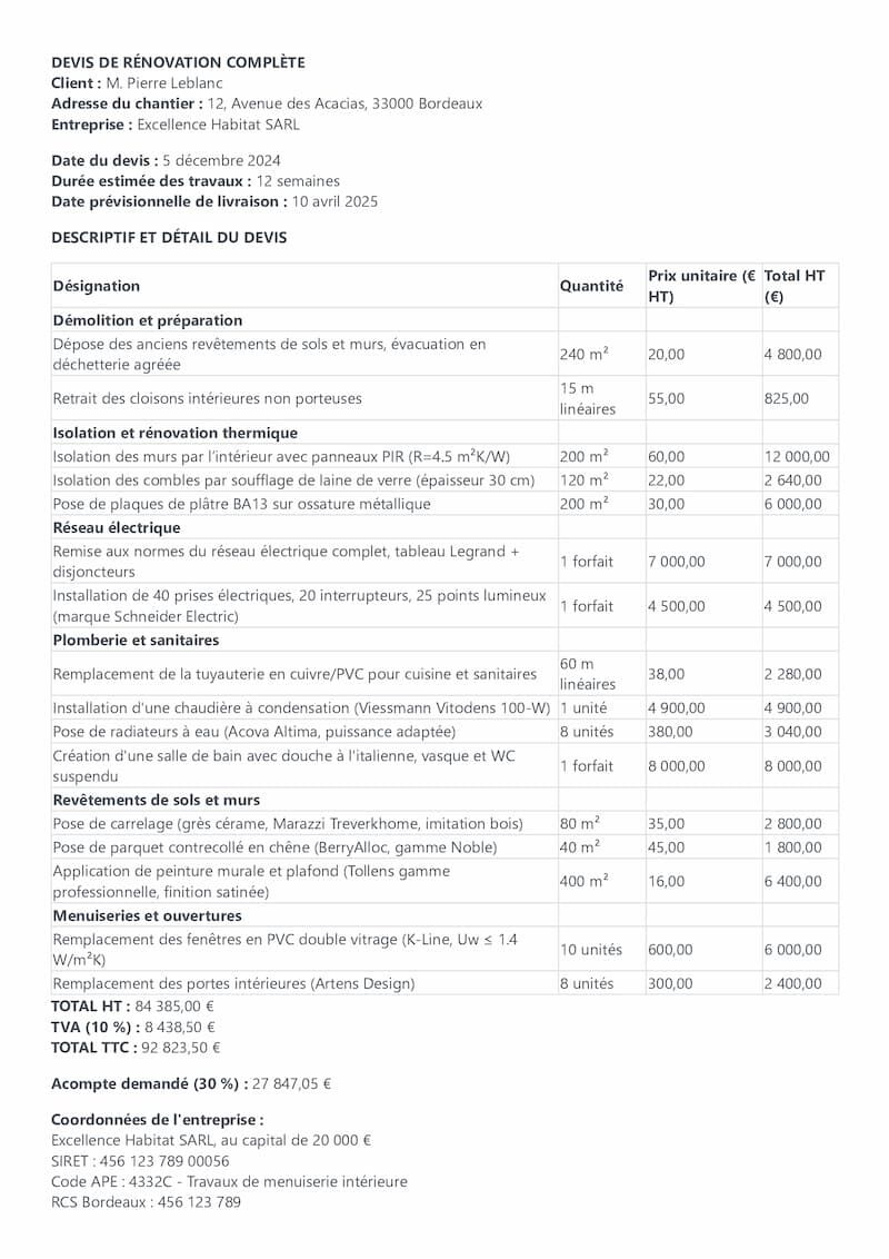 obtenez rapidement un devis personnalisé pour vos travaux de rénovation multifonctionnelle à paris 6. professionnels qualifiés, solutions sur mesure et budget adapté à vos besoins.